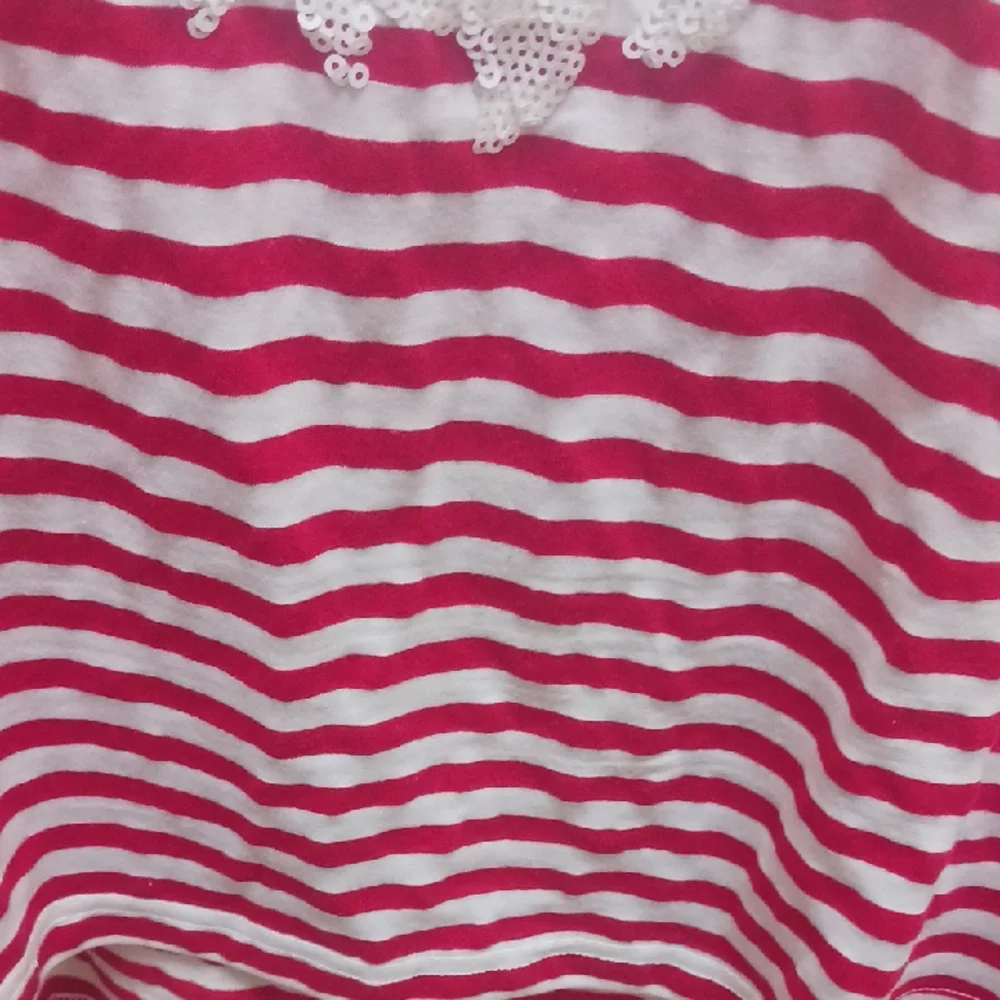 Red and White Striped Long Sleeve Tee - Picture 4 of 8